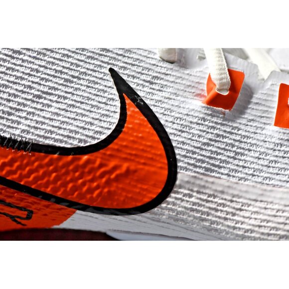 New! Size: 11.5 Nike Vapor Edge Speed 360 2 White/Orange Football/Soccer - Picture 9 of 11